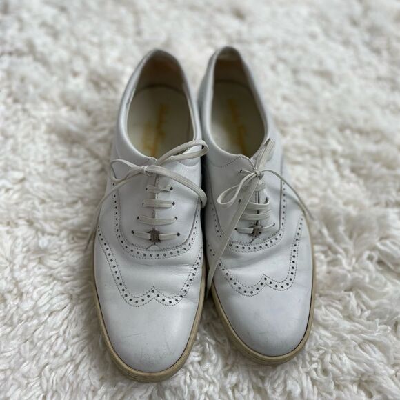 Salvatore Ferragamo Lace-up Sneakers - Picture 7 of 8